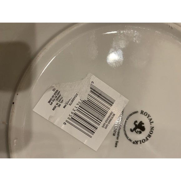 Royal Norfolk Sunflower Dinner Plates 10 1/2”Set Of 4 NWT - Picture 9 of 11